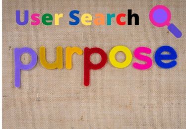 user search purpose