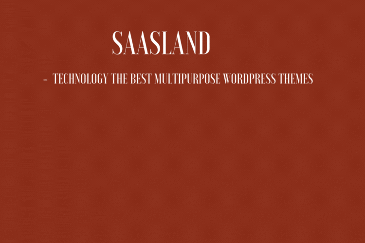 Saasland - Technology the Best MultiPurpose WordPress Theme
