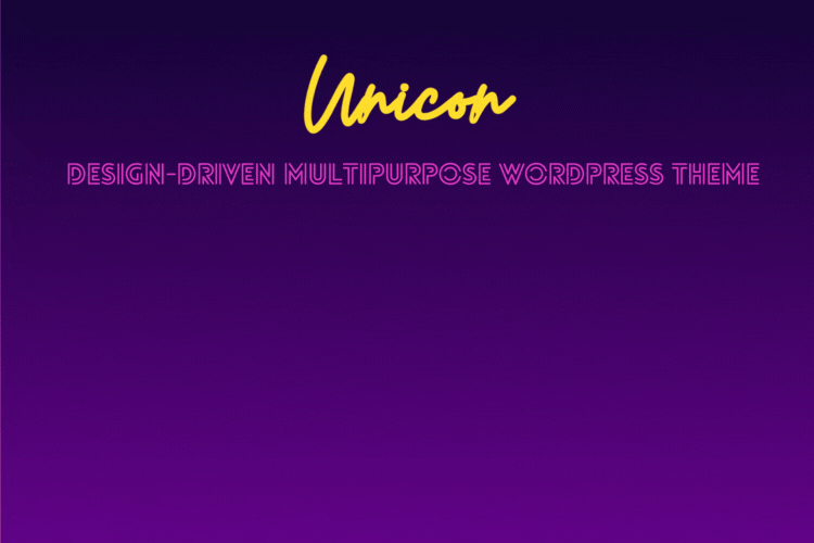 Unicon design drive wordpress them